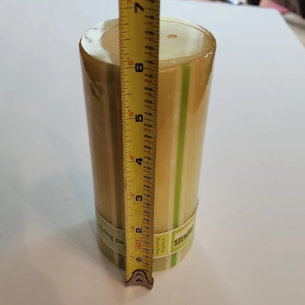 Vintage Martha Stewart Spring Peony 🌸 Pillar Candle